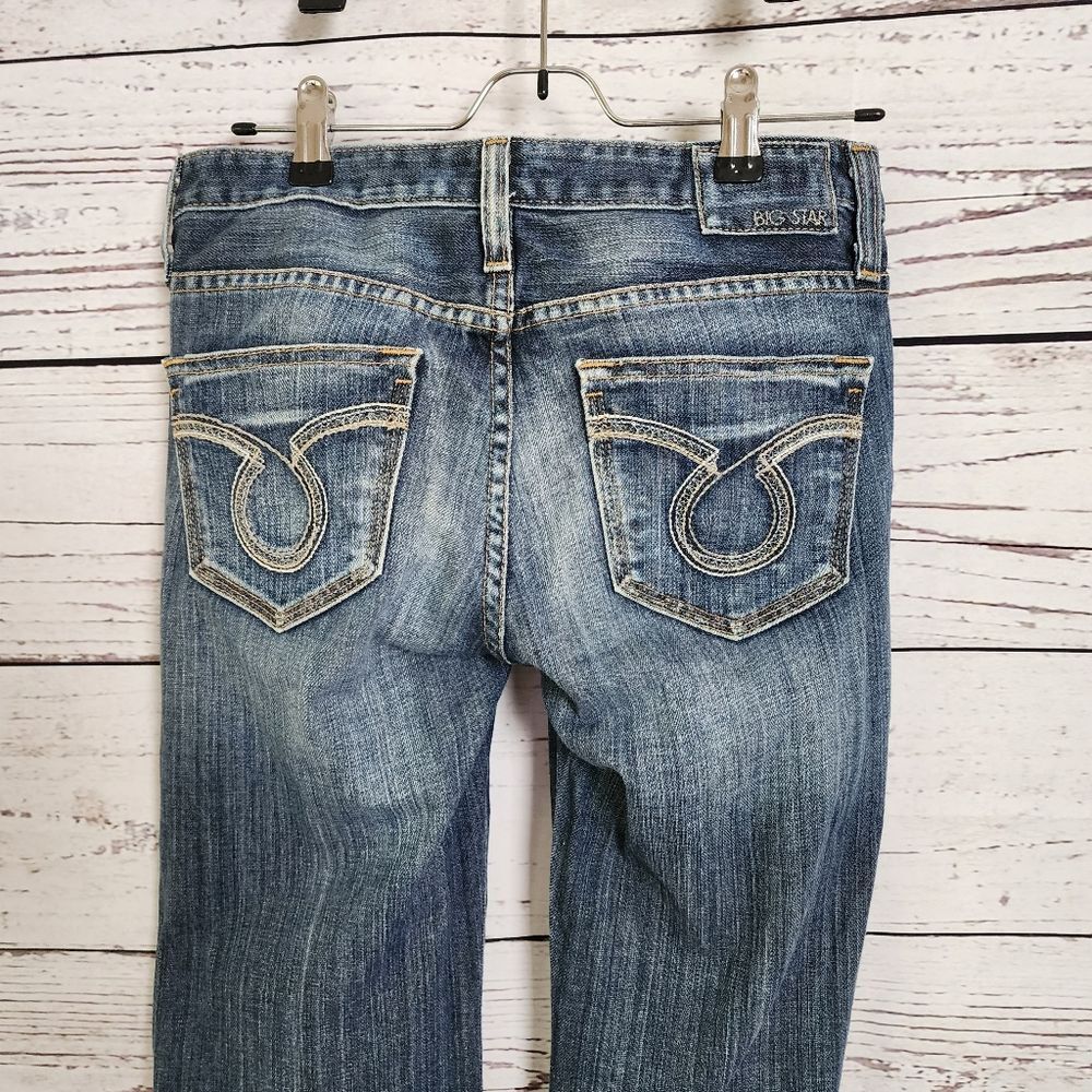 Big Star Women's Medium Wash Blue Boot Cut Jeans